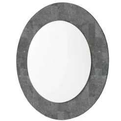 Wohnen Grauer Spiegel mit Rahmen aus Stein - Maratas