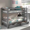 Graues Etagenbett in drei Höhen wählbar - Potosia^Wohnen Online