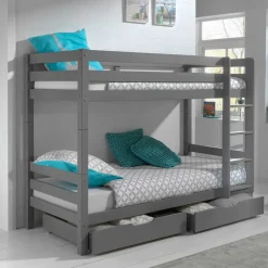 Graues Etagenbett in drei Höhen wählbar - Potosia^Wohnen Online