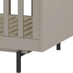 Graues Kinderbett mit Gitterseiten - Suzanas^Wohnen Sale