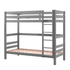 Kinder Wohnen Graues Stockbett Etagenbett in drei Höhen - Vadromo