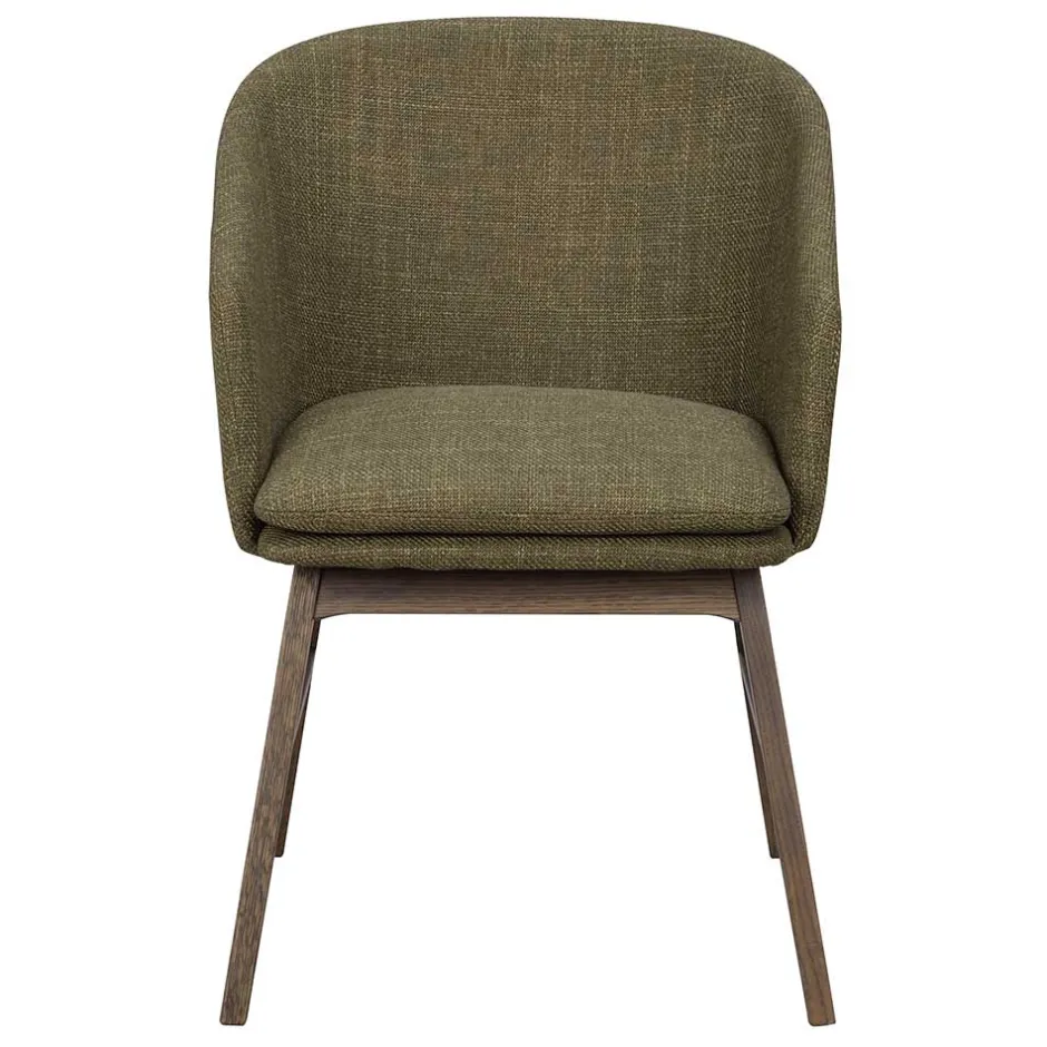 Grüner Armlehnenstuhl halbrund - Ohio (2er Set)^Wohnen