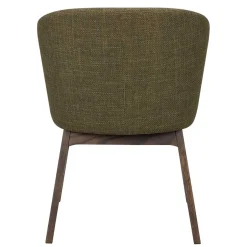 Grüner Armlehnenstuhl halbrund - Ohio (2er Set)^Wohnen