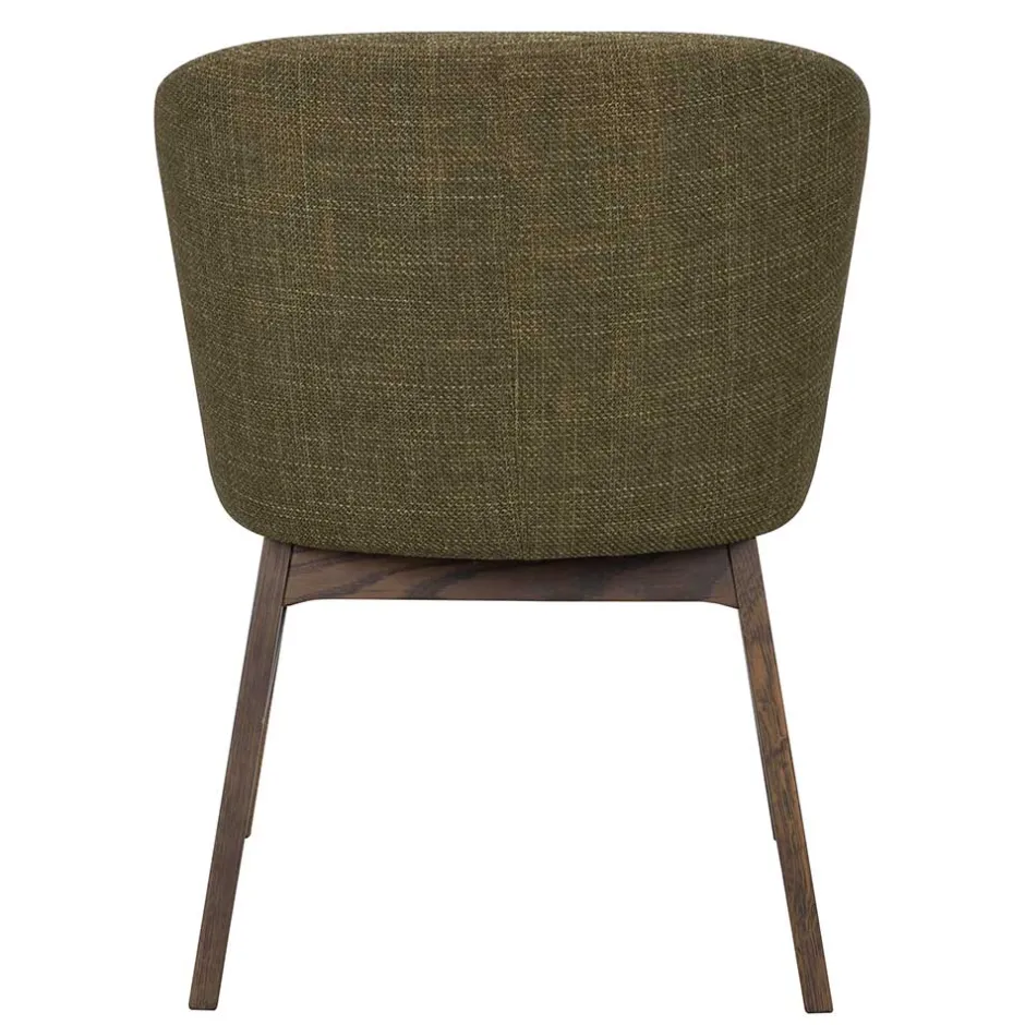 Grüner Armlehnenstuhl halbrund - Ohio (2er Set)^Wohnen