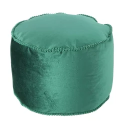 Grünes Meditationskissen mit Samtbezug - Lacredu^Wohnen New