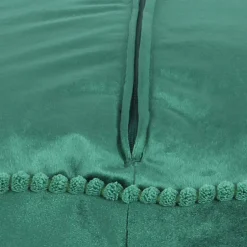 Grünes Meditationskissen mit Samtbezug - Lacredu^Wohnen New