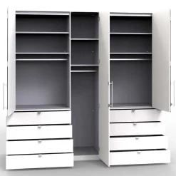 Wohnen Großer Kleiderschrank in Eiche Sägerau - Zayun