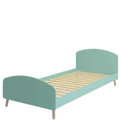 Kinder Wohnen Großes Kinderbett in Mint & Eiche - Vrespa