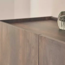 Großes Sideboard in Eiche Dunkel und Anthrazit - Mundo^Wohnen