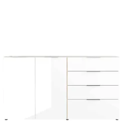 Wohnen Großes Sideboard in Wildeiche & Weiß - Riodna