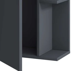 Wohnen Gäste WC Waschtisch in Anthrazit mit Weiß - Fabio