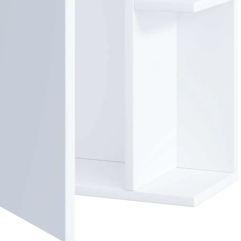 Wohnen Gäste WC Waschtisch in Weiß hängend - Croscony