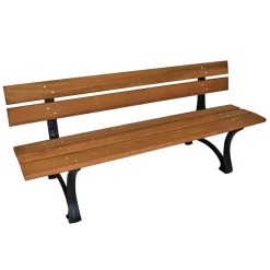 Wohnen Gusseisen Parkbank Adrias mit Hartholz Eukalyptus