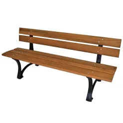 Wohnen Gusseisen Parkbank Adrias mit Hartholz Eukalyptus