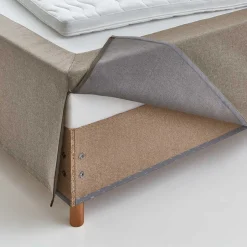 Wohnen H3 Polsterbett in Creme & Natur - Suvanica