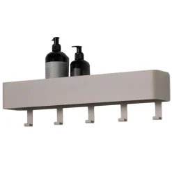 Hakenleiste mit Ablage in Taupe - Mimi^Wohnen Sale