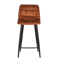 Wohnen Halbhoher Barstuhl mit 65 cm Sitzhöhe - Naharas (2er Set)