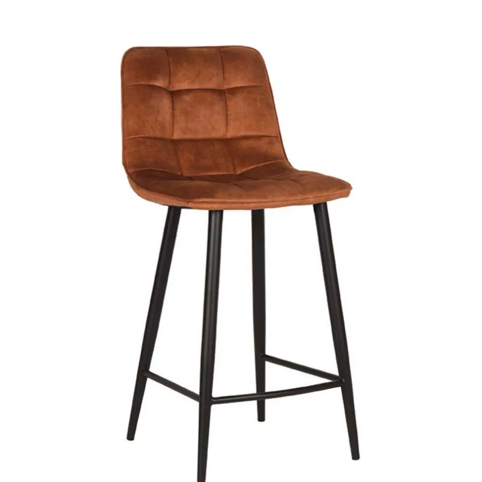 Wohnen Halbhoher Barstuhl mit 65 cm Sitzhöhe - Naharas (2er Set)