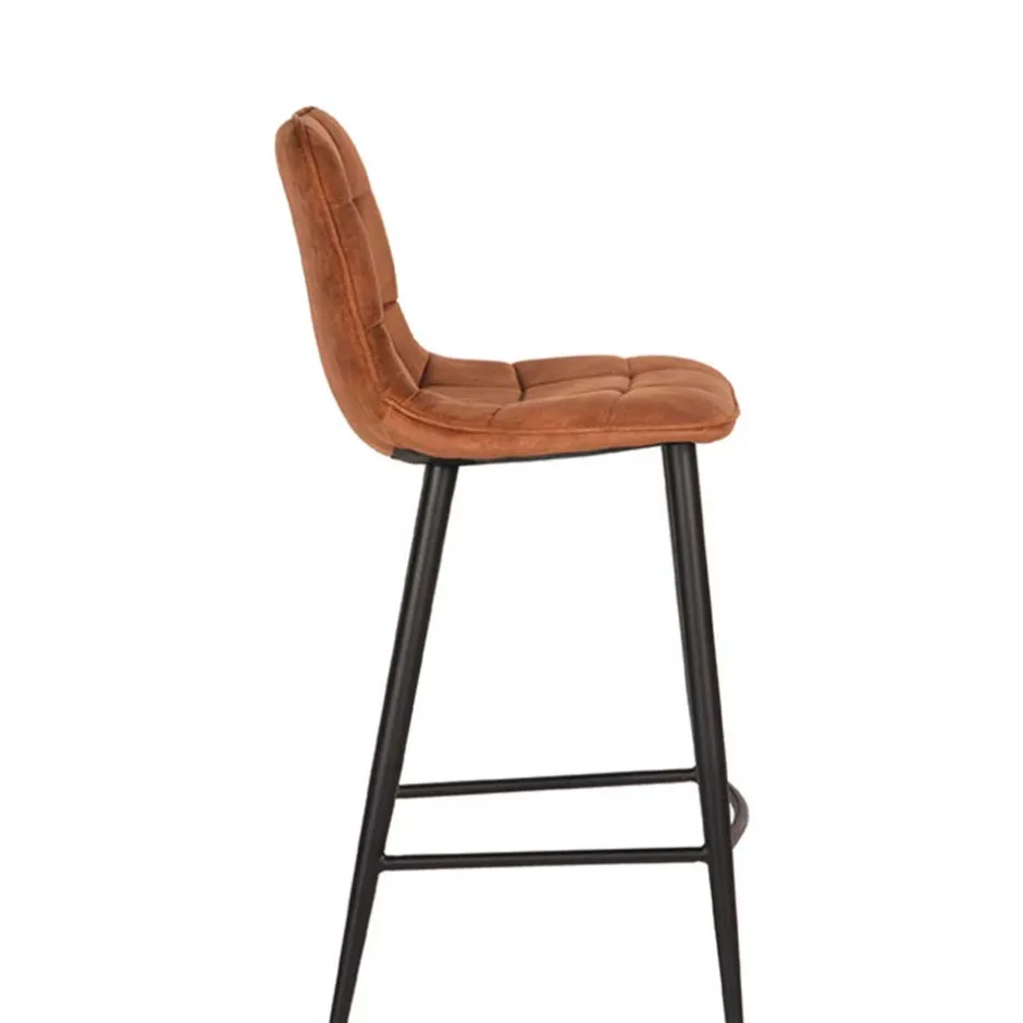 Wohnen Halbhoher Barstuhl mit 65 cm Sitzhöhe - Naharas (2er Set)