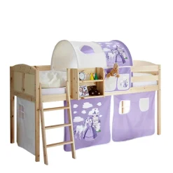 Halbhohes Prinzessinbett in Lila - Omarai^Wohnen Outlet