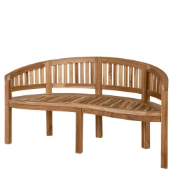 Halbrunde Gartenbank mit drei Sitzplätzen - Starolin^Wohnen Outlet