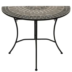 Halbrunder Wandtisch mit Mosaik - Tasmania^Wohnen Best