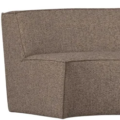 Wohnen Halbrundes Esstisch-Sofa in Dunkelbraun - Sentiagamo