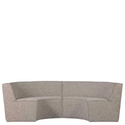 Halbrundes Sofa für den Esstisch - William (zweiteilig)^Wohnen Discount
