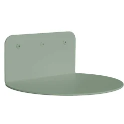 Halbrundes Wandregal in Graugrün - Carlos^Wohnen