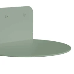 Halbrundes Wandregal in Graugrün - Carlos^Wohnen