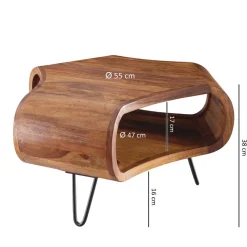 Handgearbeiteter Design-Couchtisch modern - Lenza^Wohnen Best