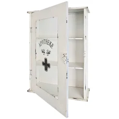 Wohnen Hausapotheken Schrank Dorna in Weiß