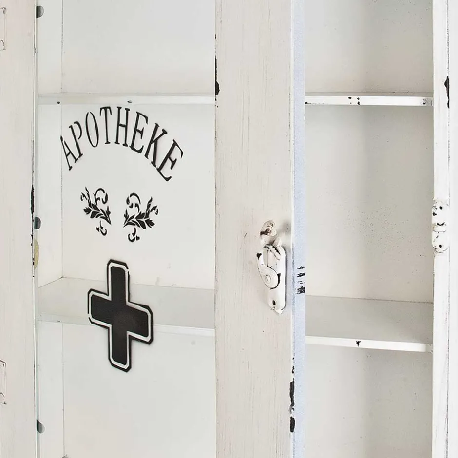 Wohnen Hausapotheken Schrank Dorna in Weiß