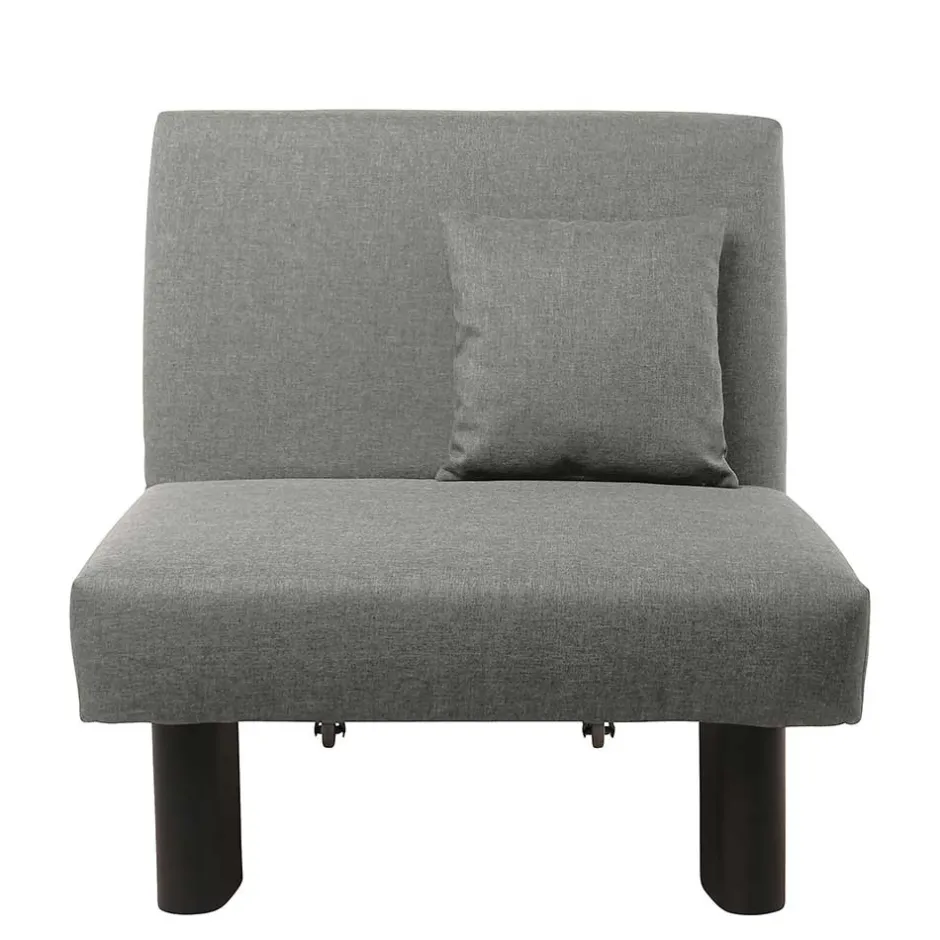 Wohnen Hellgrauer Schlafsessel mit 85 cm Breite - Miracella