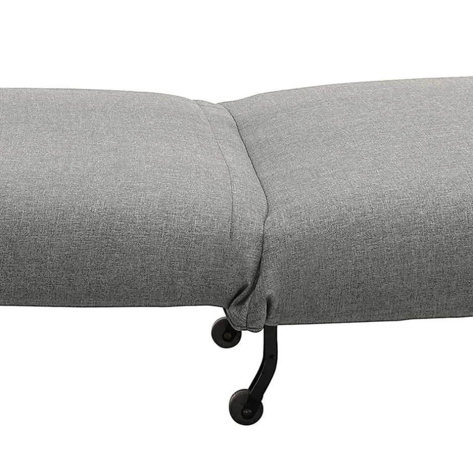 Wohnen Hellgrauer Schlafsessel mit 85 cm Breite - Miracella