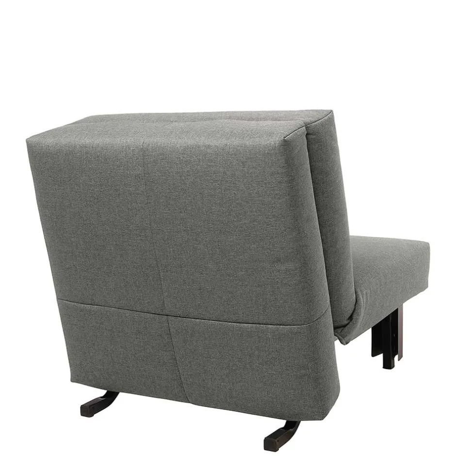 Wohnen Hellgrauer Schlafsessel mit 85 cm Breite - Miracella