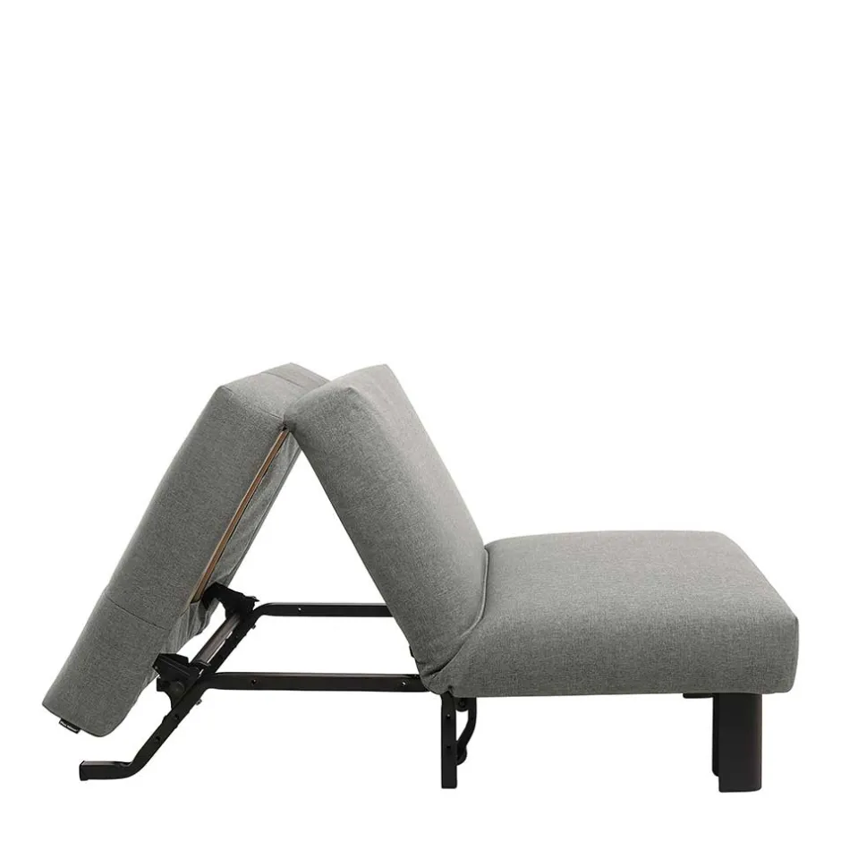 Wohnen Hellgrauer Schlafsessel mit 85 cm Breite - Miracella