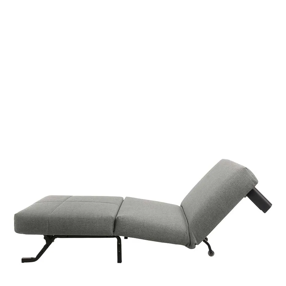 Wohnen Hellgrauer Schlafsessel mit 85 cm Breite - Miracella