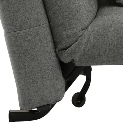 Wohnen Hellgrauer Schlafsessel mit 85 cm Breite - Miracella