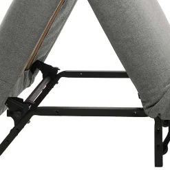 Wohnen Hellgrauer Schlafsessel mit 85 cm Breite - Miracella