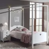 Herz Design Himmelbett in Weiß - Grandory^Wohnen