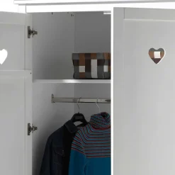 Kinder Wohnen Herz Design Kinderzimmer in Weiß - Grandory (dreiteilig)