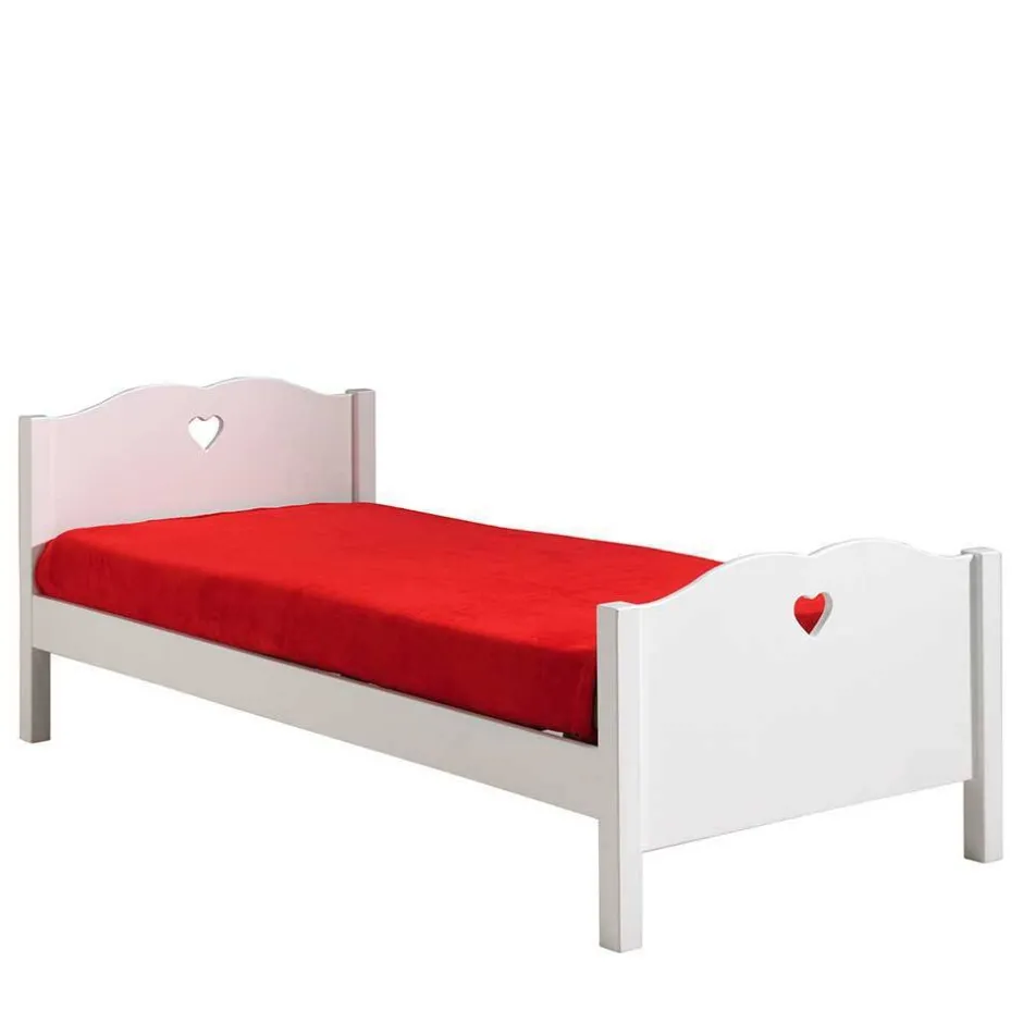 Kinder Wohnen Herz Design Kinderzimmer in Weiß - Grandory (dreiteilig)