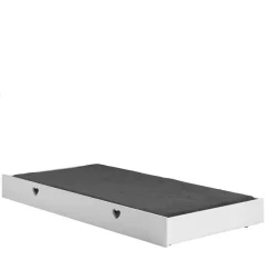 Kinder Wohnen Herz Design Kinderzimmer in Weiß - Grandory (dreiteilig)