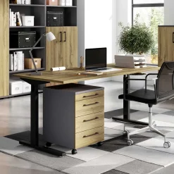 Wohnen Höhenverstellbarer Bürotisch in 160x80 oder 180x80 - Disgano