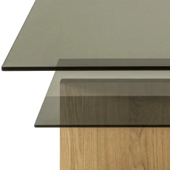 Höhenverstellbarer Couchtisch aus Parasolglas - Bonifazio^Wohnen New