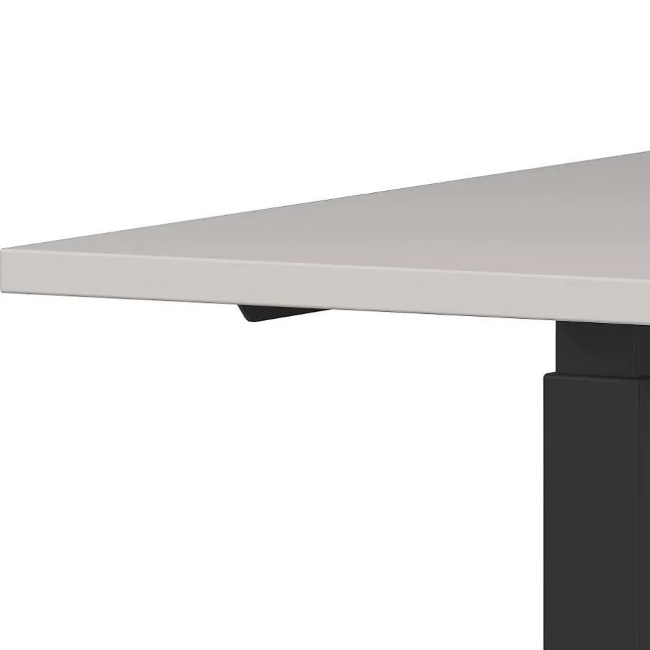 Wohnen Höhenverstellbarer Officetisch in Hellgrau - Great