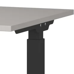 Wohnen Höhenverstellbarer Officetisch in Hellgrau - Great