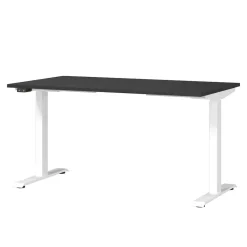 Wohnen Höhenverstellbarer Schreibtisch in Dunkelgrau - Vlatin