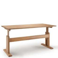 Wohnen Höhenverstellbarer Schreibtisch aus Wildeiche - Rosenna